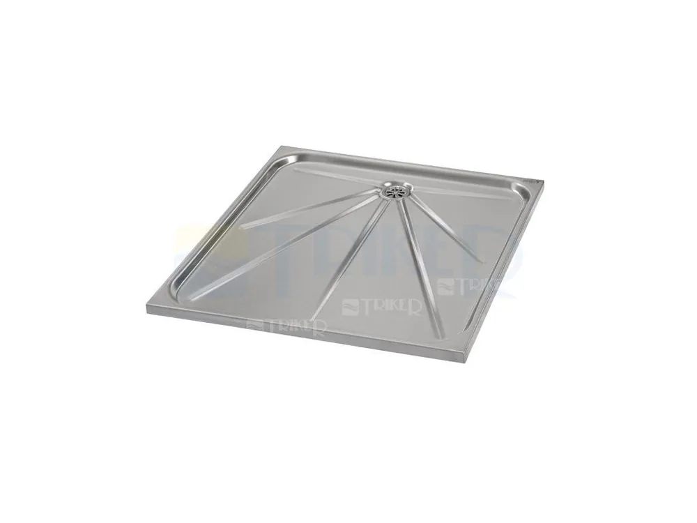 SLSN 06 Nerezová sprchová vanička 700 x 700 x 35 mm, matná Dokud Zásoby Vydrží