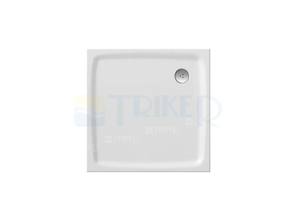 Perseus Pro Flat vanička z litého mramoru 90 x 90 x 3 cm, bílá Betrouwbaar
