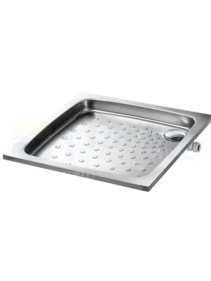 SLSN 07 Nerezová sprchová vanička 800 x 800 x 25 mm, matná Nejnovější Verze