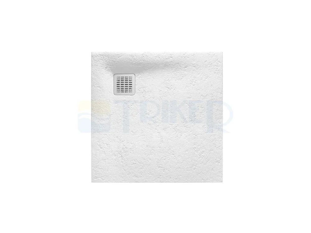 Terran vanička z litého mramoru čtvercova 80 x 80 x 2,6 cm bílá Nejprodávanější