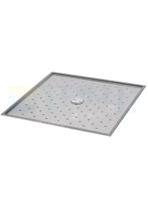 Must-Have SLSN 08 Nerezová sprchová vanička 900 x 900 x 15 mm, matná