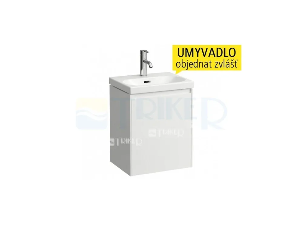 LANI skříňka pod umyvadlo LUA 45, 1 dvířka, levá, bílá/lesk Dagaanbieding