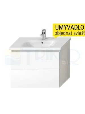 Certifikovaný MIO-N skříňka se 2 zásuvkami pod umyvadlo 80 x 45 cm, bílá
