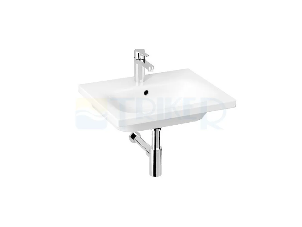 Actieprijs MIO-N umyvadlo 80 x 45 cm s otvorem pro baterii, bílé/PERLA