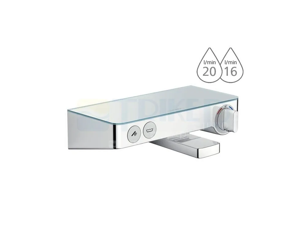 ShowerTablet Select 300 vanový termostat bílá/chrom Gereduceerde Prijs
