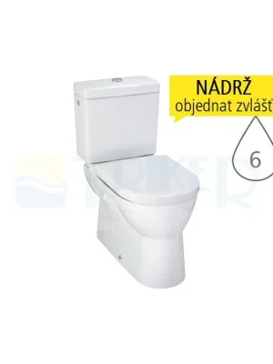 Značkový Laufen Pro mísa kombinační 40 cm VARIO/hluboké splachování, délka 70 cm, bílá
