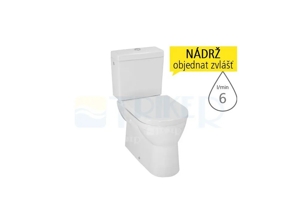 Rechtstreeks Van De Fabrikant Laufen Pro mísa kombinační 40 cm VARIO/ploché splachování, délka 67 cm, bílá
