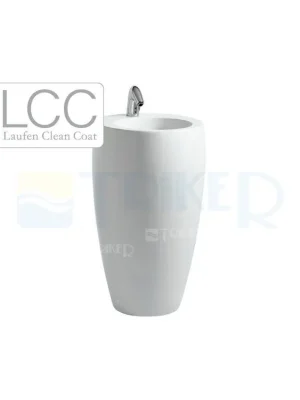 Alessi One umyvadlo 53 x 53 cm s otvorem bílá+LCC Populair