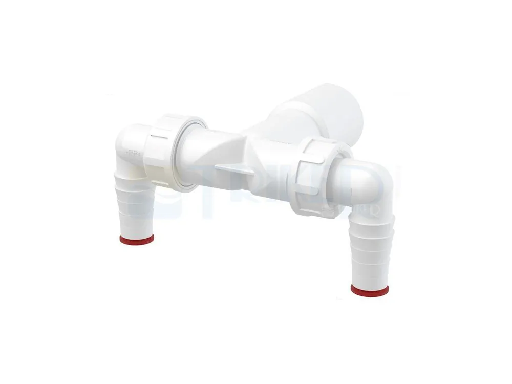 Připojení na hadici P155Z dvojité se zpětnými klapkami 40 mm x 17-23 mm Superprijs