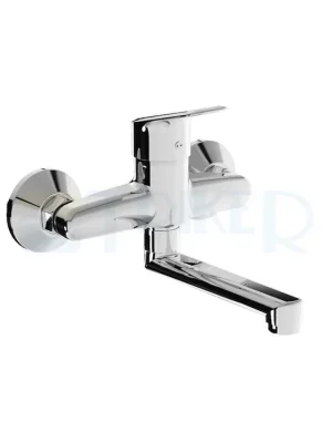 Aanbieding Talas Trendy umyvadlová/dřezová nástěnná baterie s ramínkem 210 mm, chrom