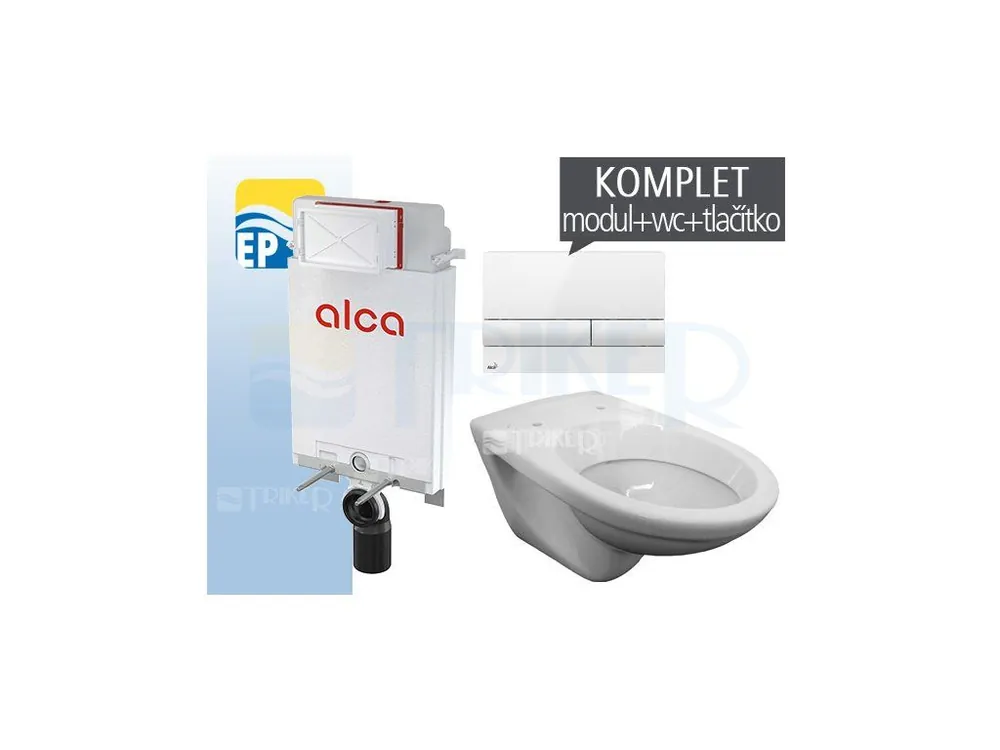 Express Levering EP závěsný WC komplet pro zazdění 1710 otevřený kruh