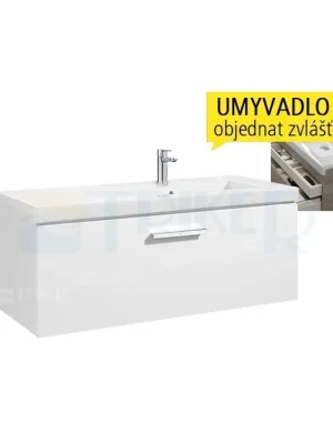 Cenový Hit Prisma skříňka s 1+1 zásuvkou pod umyvadlo 90 x 46 cm, bílá