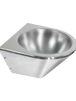 Tovární Cena SLUN 69 Nerezové umyvadlo 37 x 37 cm bez otvoru pro baterii, matné