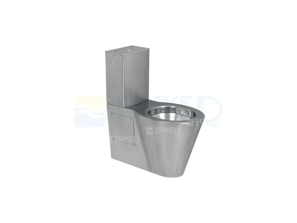 Nejprodávanější SLWN 15 Nerezové kombinační WC 40 cm, vodorovný odpad, matné