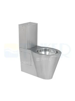 Nejprodávanější SLWN 16 Nerezové kombinační WC 48 cm, vodorovný odpad, matné