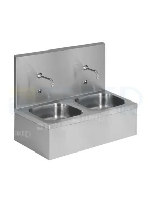 SLUN 07ET Nerezový dvojdřez s elektronikou ALS 24V DC a termostatem, matný Levný
