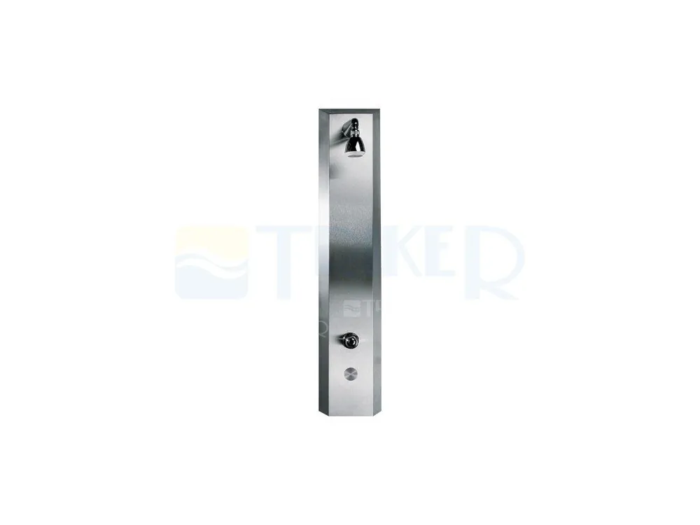 Nieuw SLSN 02PTB Nerezový sprchový panel s piezo ovládáním, termostatickým ventilem, 6V bateriové napájení