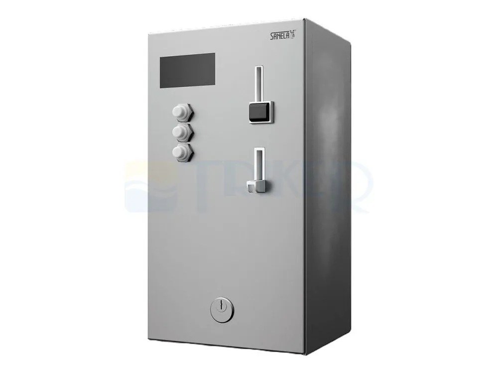 SLZA 02KN mincovní automat pro 4 až 8/12 sprch, na zeď, interaktivní ovládání Značkový