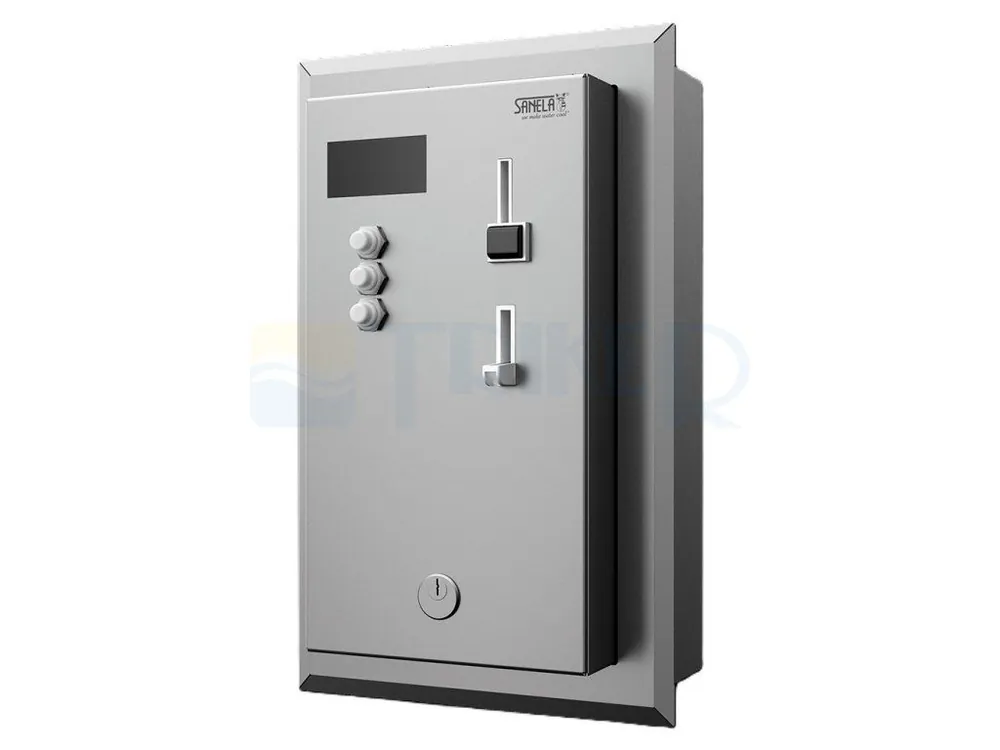 SLZA 02KNZ mincovní automat pro 4 až 8/12 sprchy, do zdi, interaktivní ovládání Finale Uitverkoop