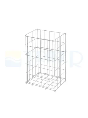 Ověřený SLZN 42 Drátěný koš, rozměr 540 x 340 x 260 mm, bílý