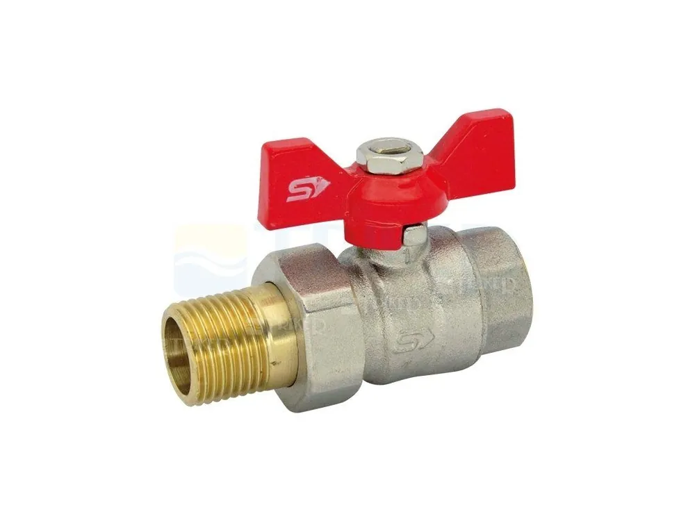 Finale Uitverkoop Kohout kulový se šroubením KE-280 s motýlkem ŠM DN15 1/2"