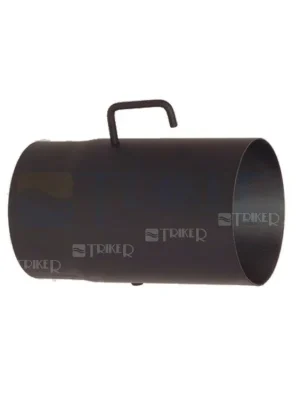 Trubka kouřovodu s klapkou 120 x 1,5 x 250mm černá Horká Nabídka