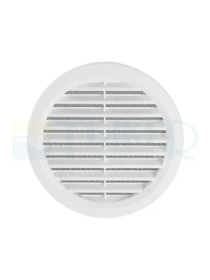 Větrací mřížka kruhová se síťovinou bílá 75 mm Merkproduct