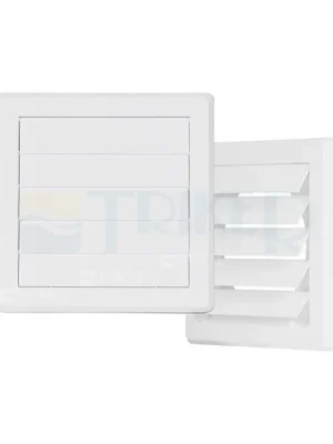 Větrací mřížka VMG gravitační bílá 150 x 150 mm / 100mm Fabrieksprijs