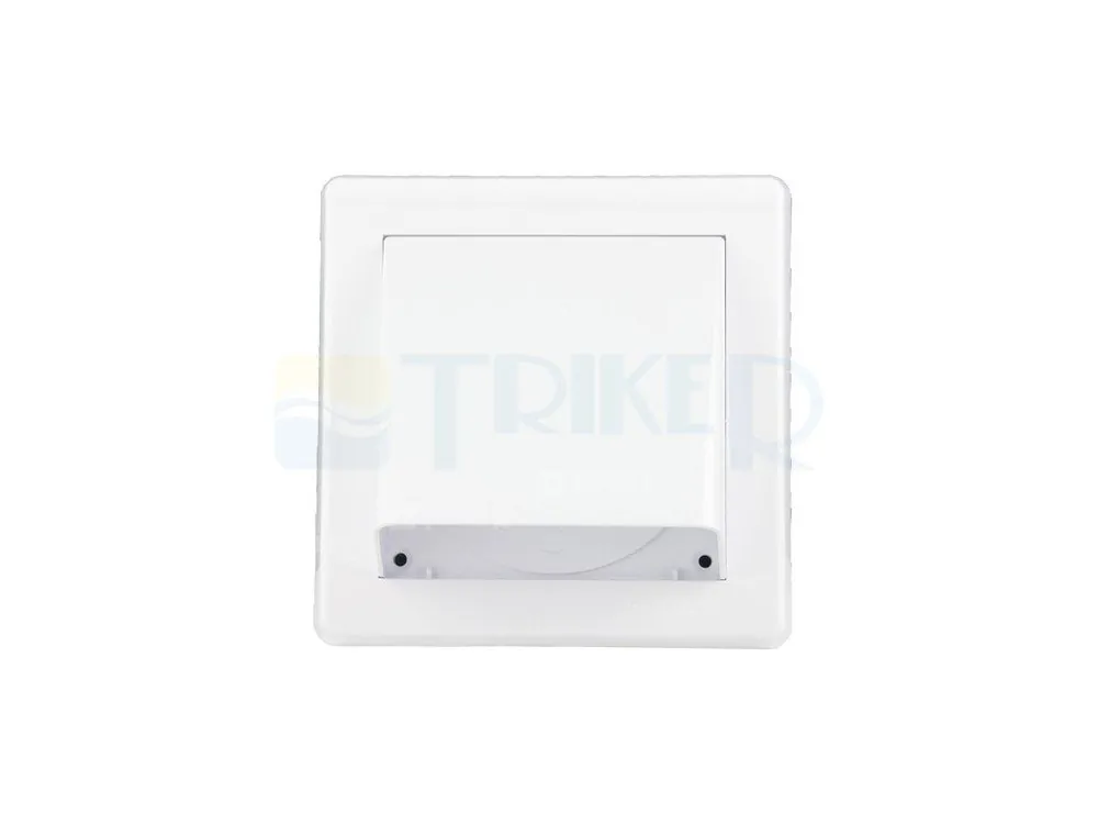 Direct Beschikbaar Větrací mřížka VMGK gravitační s klapkou bílá 150 x 150 mm / 100mm