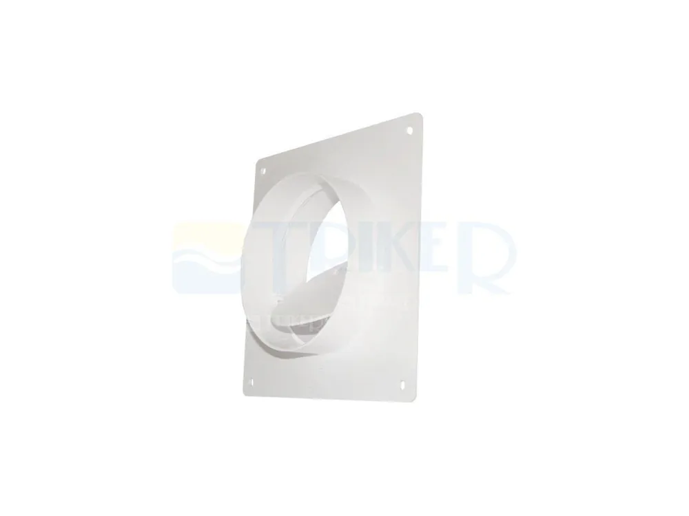 Snelle Levering Ventilační montážní rámeček se zpětnou klapkou D/UOP nástěnný 100/104 mm