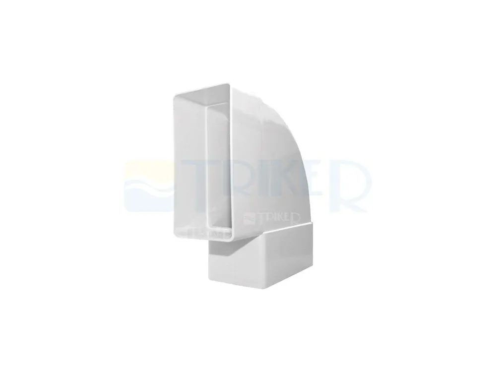 Ventilační koleno horizontální D/KPO ploché 110 x 55 mm Koopje