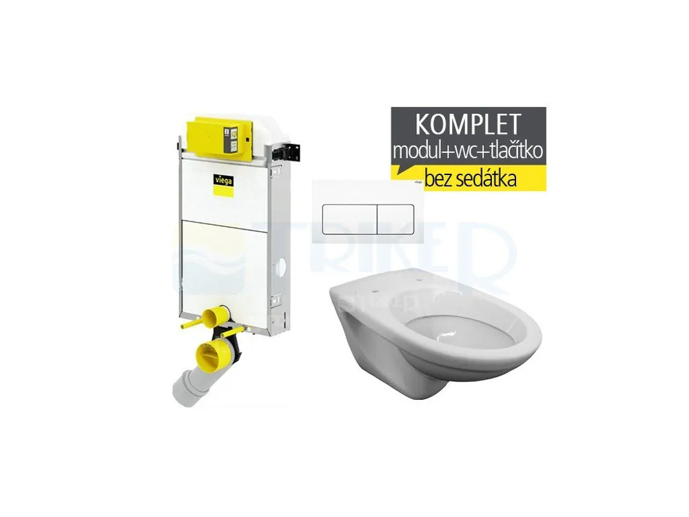 Odeslání Ihned Závěsný WC komplet T-20 Viega pro zazdění + EP klozet závěsný