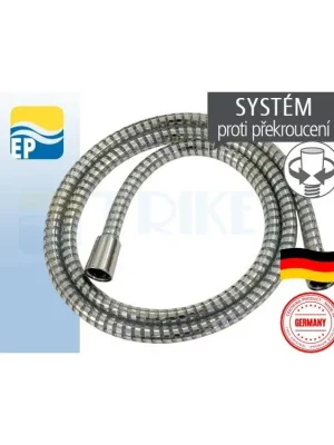 EP Hadice sprchová SH14 plastová 150 cm chrom, otočné šroubení Oblíbený