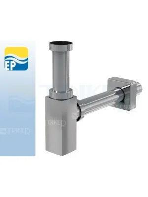 EP Sifon umyvadlový kovový bez výpusti, hranatý 5/4" x 32 mm Rychlé Dodání