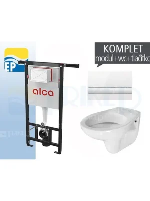 Must-Have EP závěsný WC komplet do bytových jader 1710 otevřený kruh