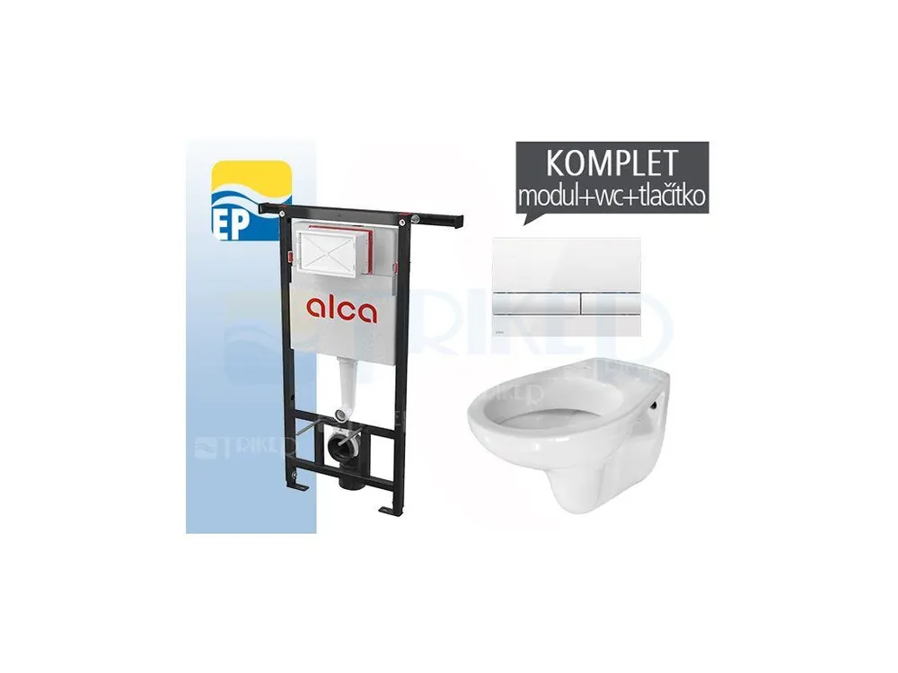 Must-Have EP závěsný WC komplet do bytových jader 1710 otevřený kruh