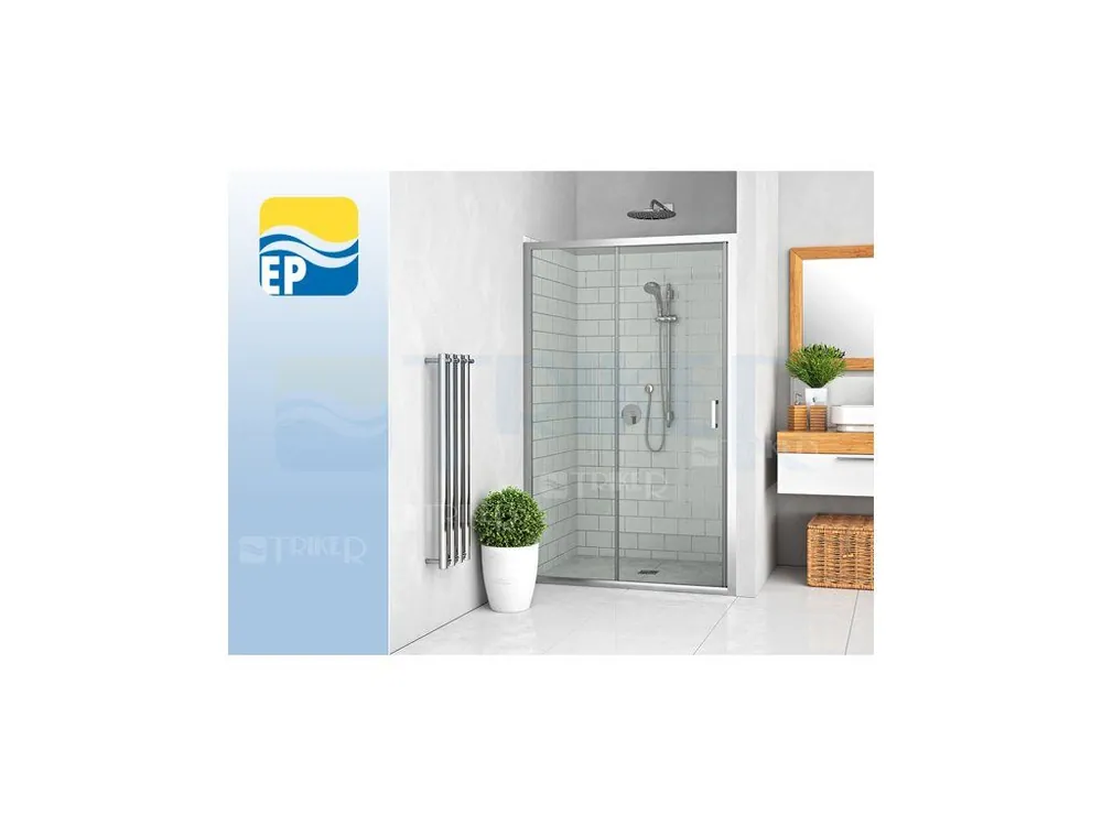 EP LTD2 sprchové dveře posuvné 120 cm, profil brillant, výplň transparent Premium