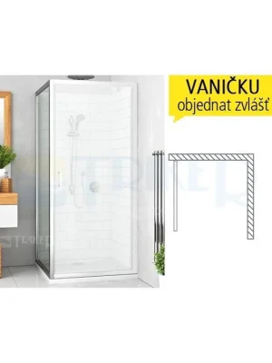 LLB boční stěna brillant pro kombinaci LLB 900 (879-905mm) profil brillant, výplň intimglass Objednat Nyní