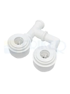 Nejnovější Verze Sifon sprchový dvojítý Roth 8100300 pro vaničky Prestol s otvorem 60 mm, krytka plast