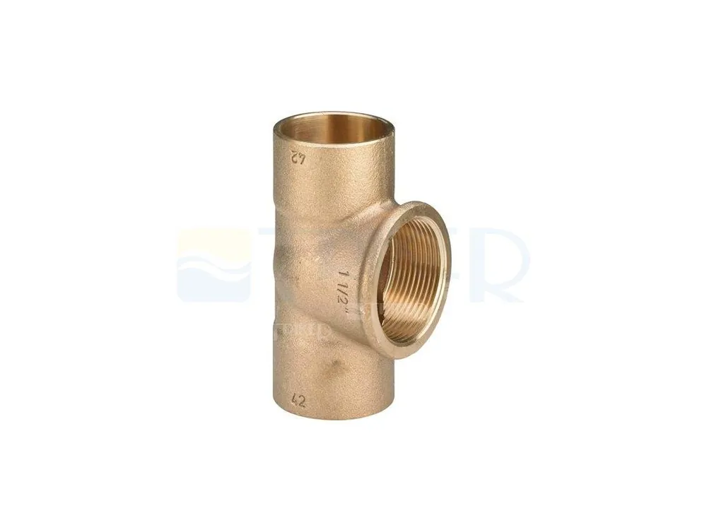 Direct Beschikbaar Cu T-kus 4130G 22 x 1/2" x 22 mm