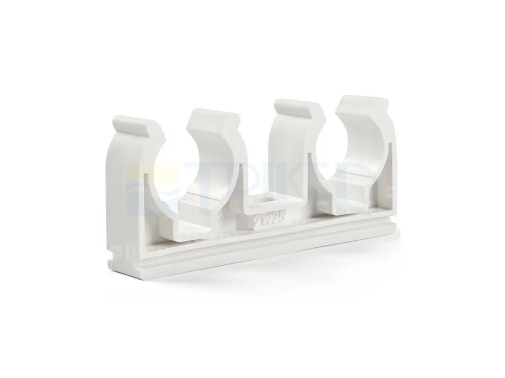 Spona dvojitá na potrubí z mědi 2 x 22 mm Sleva