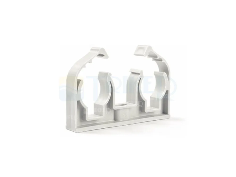 Ihned K Objednání Příchytka s klipem na potrubí z mědi dvojitá 2 x 22 mm