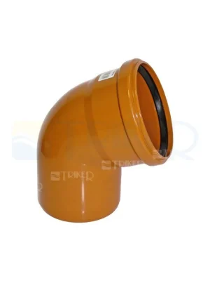 KGB kanalizační koleno 67° 125 mm Certifikovaný