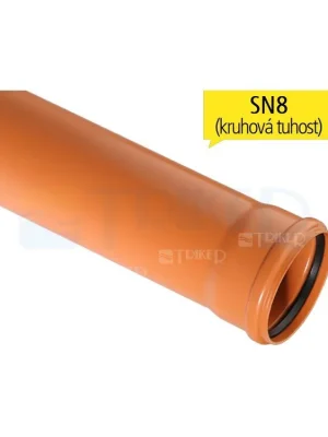 KGEM kanalizační trubka SN8 silnostěnná 250 x 7,3 x 5000 mm Ověřený