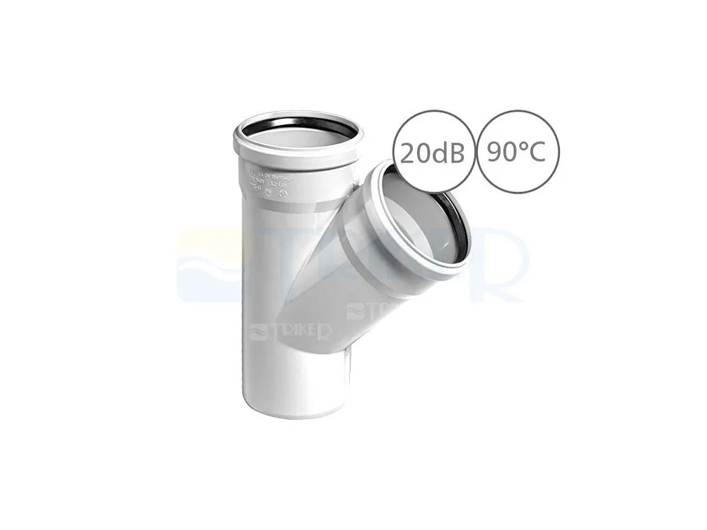 Dagaanbieding SKEA odbočka odpadní dB20 45° 78/58mm