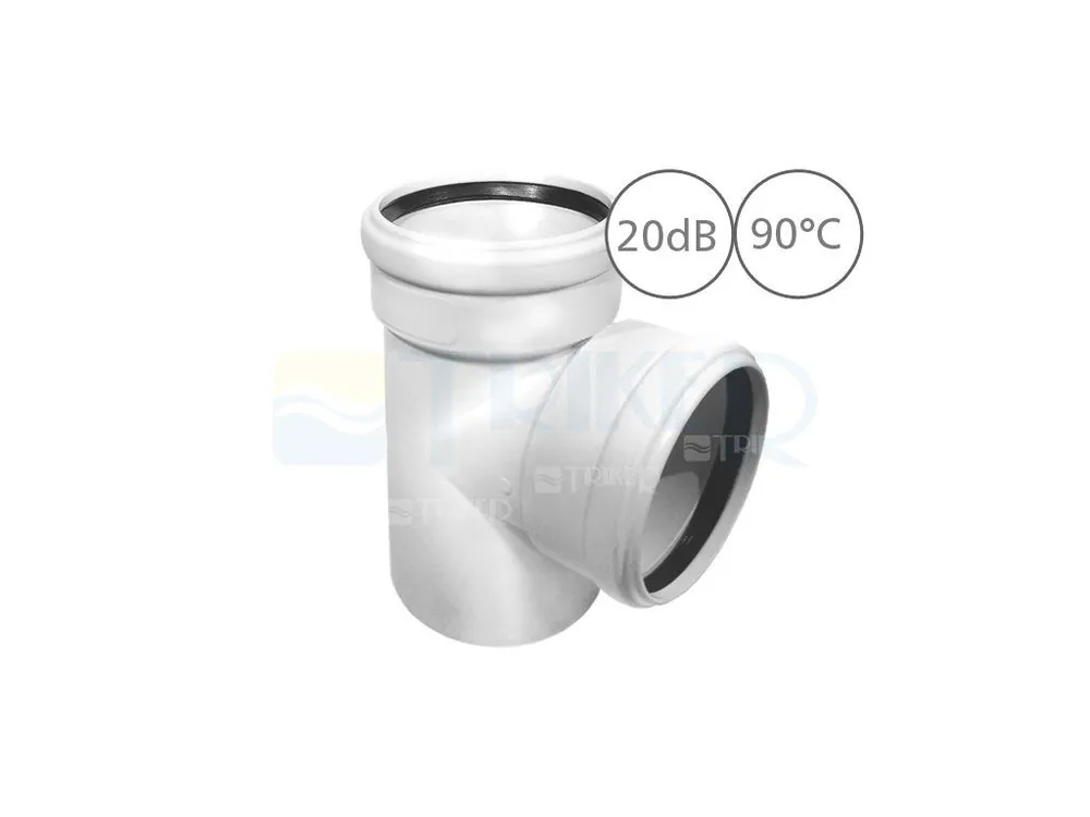 SKEA odbočka odpadní dB20 87° 135/135mm Actieprijs
