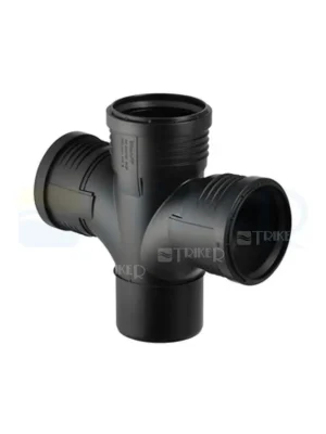Weekendaanbieding Silent-PP odbočka dvojitá 87,5° 125/110/110 mm