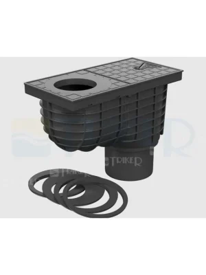 Lapač střešních splavenin KV univerzální spodní, černý 125 mm Horká Nabídka