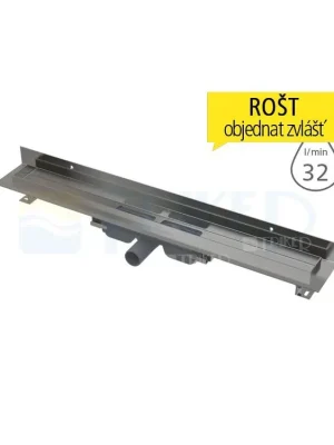 Žlab podlahový APZ116 Wall Low pro plný rošt 850 mm Ihned K Objednání