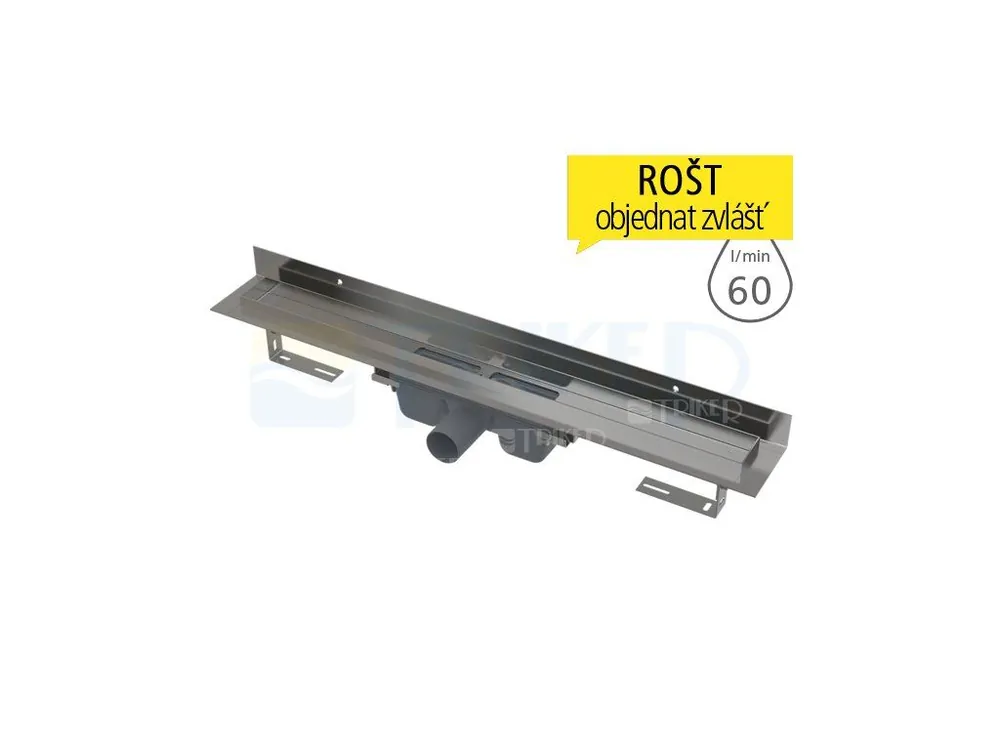 Žlab podlahový APZ16 Wall pro plný rošt 950 mm Shop Nu